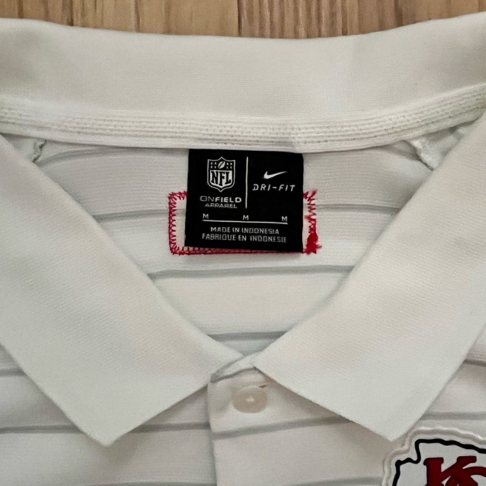 Nike Dri-Fit NFL Kansas City Chiefs On Field Men's Polo Size M - Picture 2 of 5